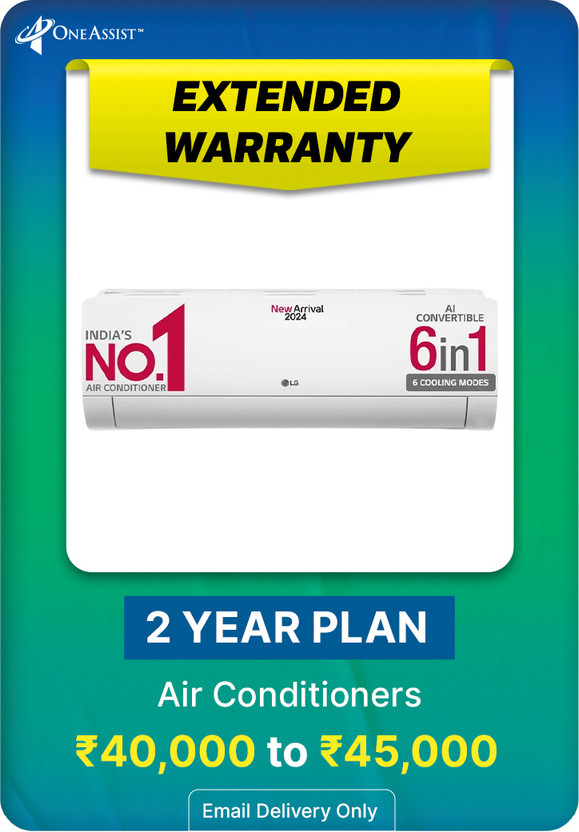 MRP [INR 40001 to INR 45,000] Airconditioner Extended Warranty 2 Year