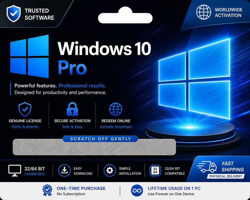 Gamework Win10Pro-GEN59 Standard Edition x32 x64 Operating System License