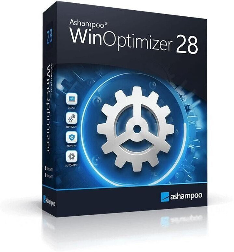 [UPGRADE] Ashampoo WinOptimizer 28:PC Cleaner|Window OS, Activation Key 1 Year 1 PC| Standard Edition x64 bit