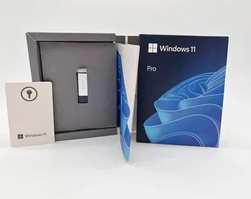 MICROSOFT Windows 11 Professional Box Pack Retail License Usb 3.0 32-bit/64-bit