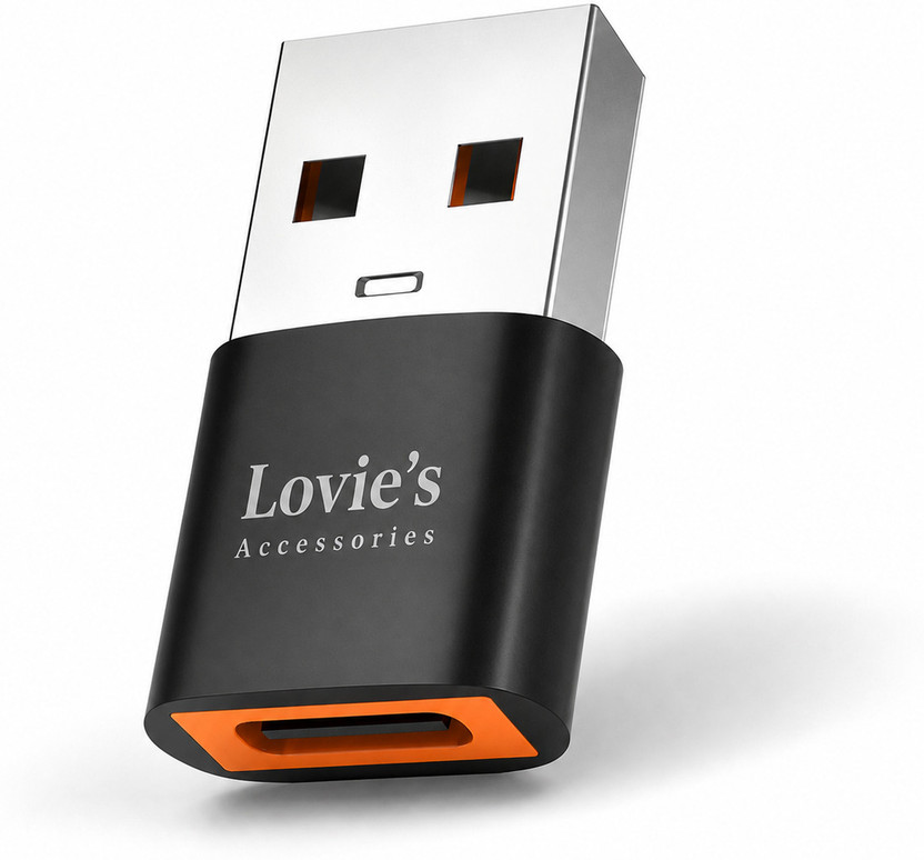 Lovie's Accessories Micro USB, USB, USB Type C OTG Adapter(Pack of 1)