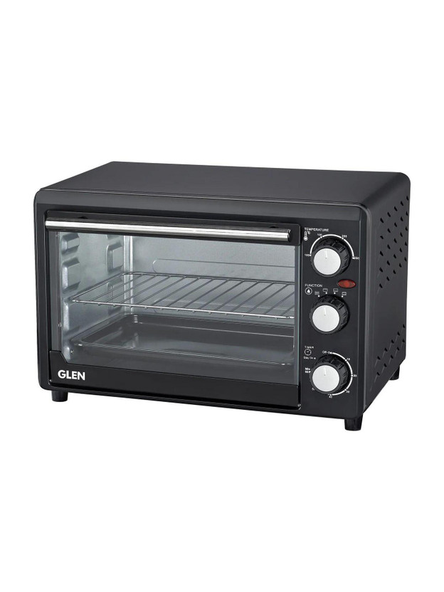 Glen Glen 18-Litre Oven Toaster Grill OTG Upper & Lower Heating 60 minute timer 1200W (SA5018), Black - Flipkart Deal