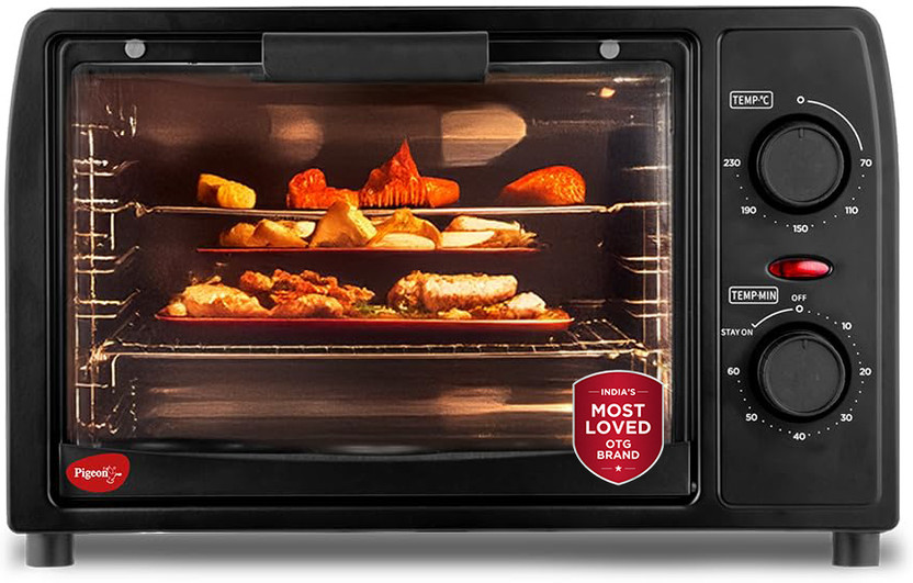 Pigeon 14-Litre Oven Toaster Grill OTG 19004365, Black