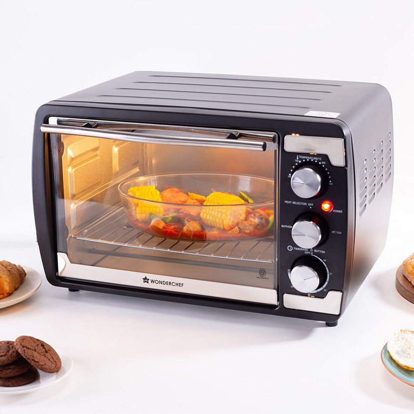 WONDERCHEF WONDERCHEF 21-Litre Oven Toaster Grill OTG 1400W, Black - Flipkart Deal