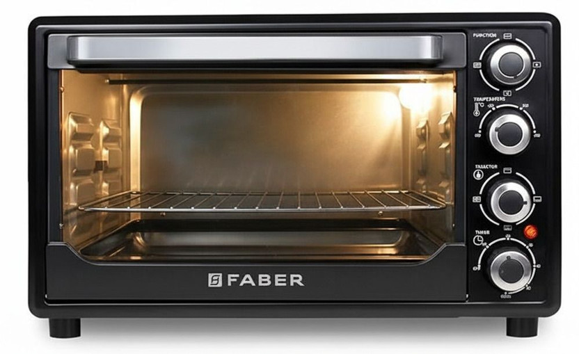 FABER 60-Litre Oven Toaster Grill OTG FOTG BK 60L, Black