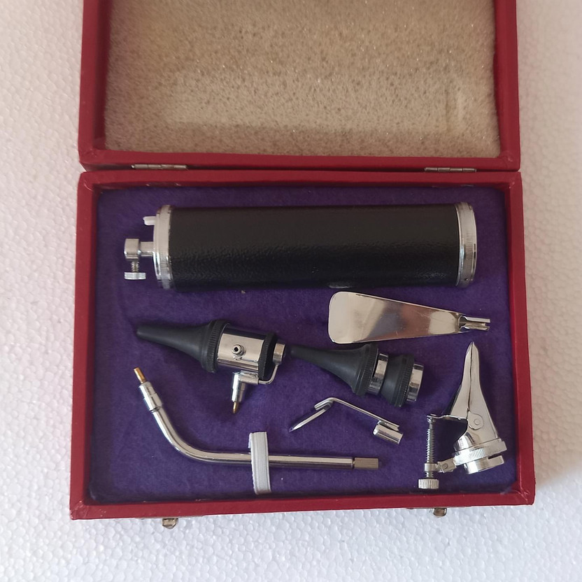 SATMED ENT Diagnostic Brass Complete Set Otoscope