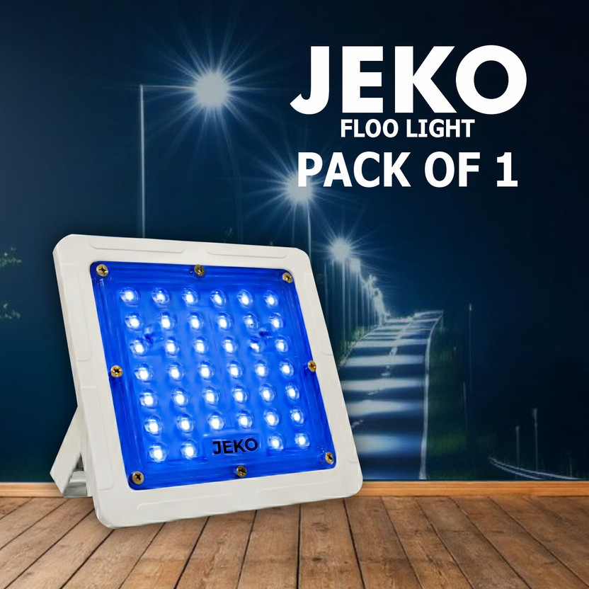 Jeko 25W Blue LED Flood Light Waterproof Outdoor Security Light for Garden & Building Flood Light Outdoor Lamp(White)