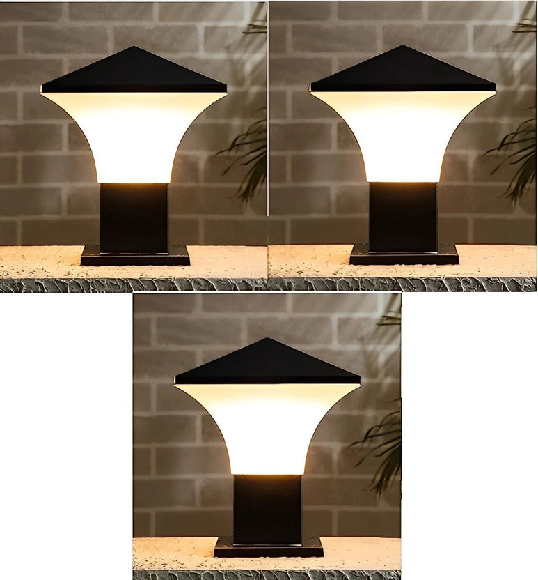 Areezo Phantom 003 Gate Light Outdoor Lamp(Black, White)