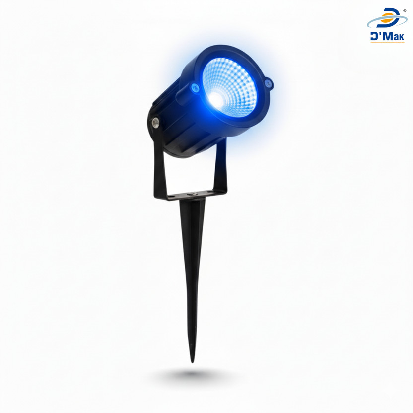 D'Mak 0001002b Post Light Outdoor Lamp(Blue)