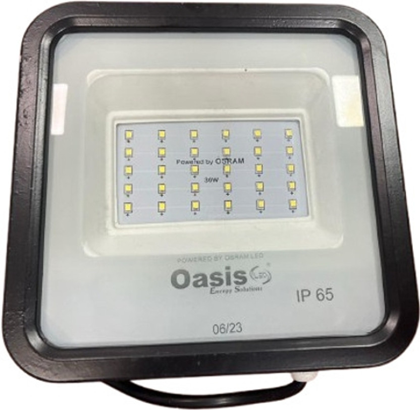 oasis oasis energy solutions VENTO-FLOOD LIGHT-20W Flood Light Outdoor Lamp(Black) - Flipkart Deal