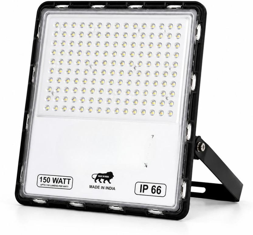 OPM OPM TRADING 150W LED Floodlight High Power IP65 Outdoor Area Lighting Flood Light Outdoor Lamp(Black, White) - Flipkart Deal