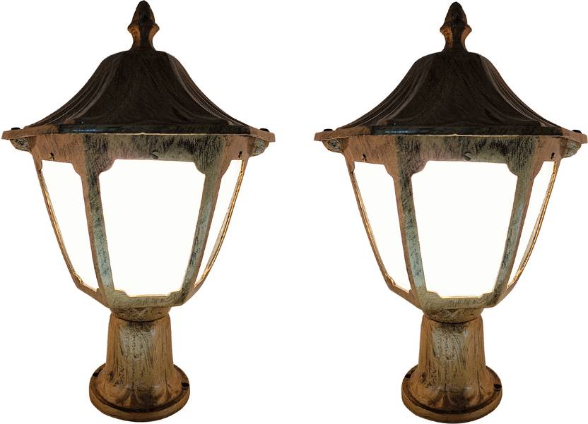 kiyah Lights Traditional Outdoor Gate Lights Cast Aluminium for House