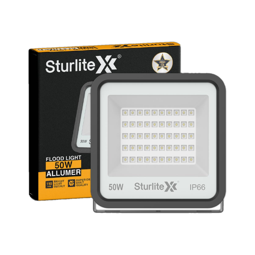 Sturlite Allumer 50 W LED Flood Light - (Pack of 1) (L-G-0180-50W) Flood Light Outdoor Lamp(Black)