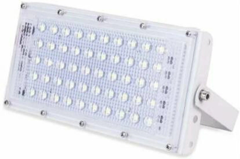 Jeko 50 Watt LED Brick Flood Light | Outdoor Waterproof Focus Light for Garden, Gate, Parking & Security Lighting Flood Light Outdoor Lamp(White)