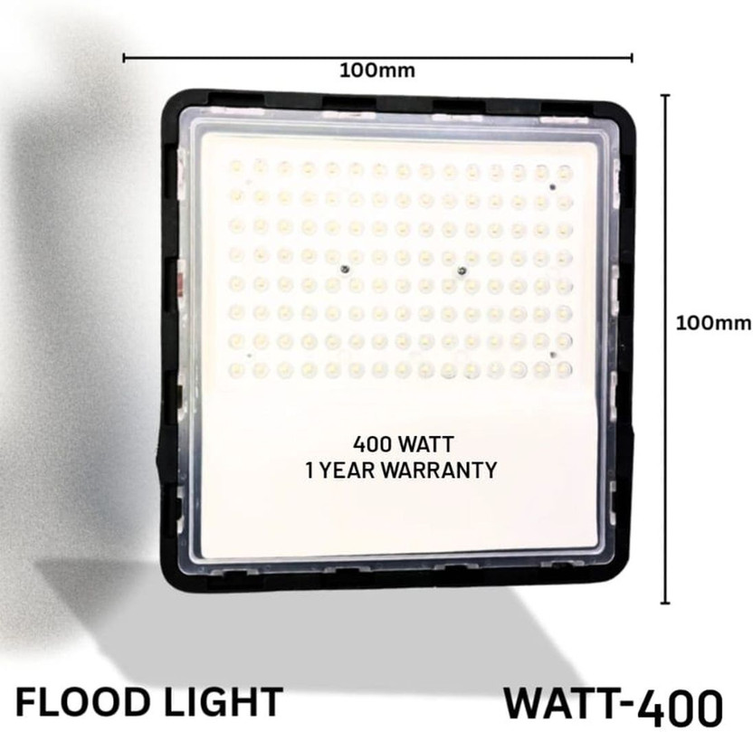 GoKart Outdoor lamp 400W LED Flood Light | Powerful Outdoor Lighting Lamp for Home & Area Flood Light Outdoor Lamp(White)