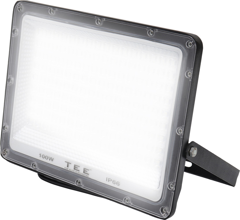 The Elite Electrotek Led Flood Light 100W For Security Landscape, Warehouse, Garage, Parking Focus Flood Light Outdoor Lamp(White)