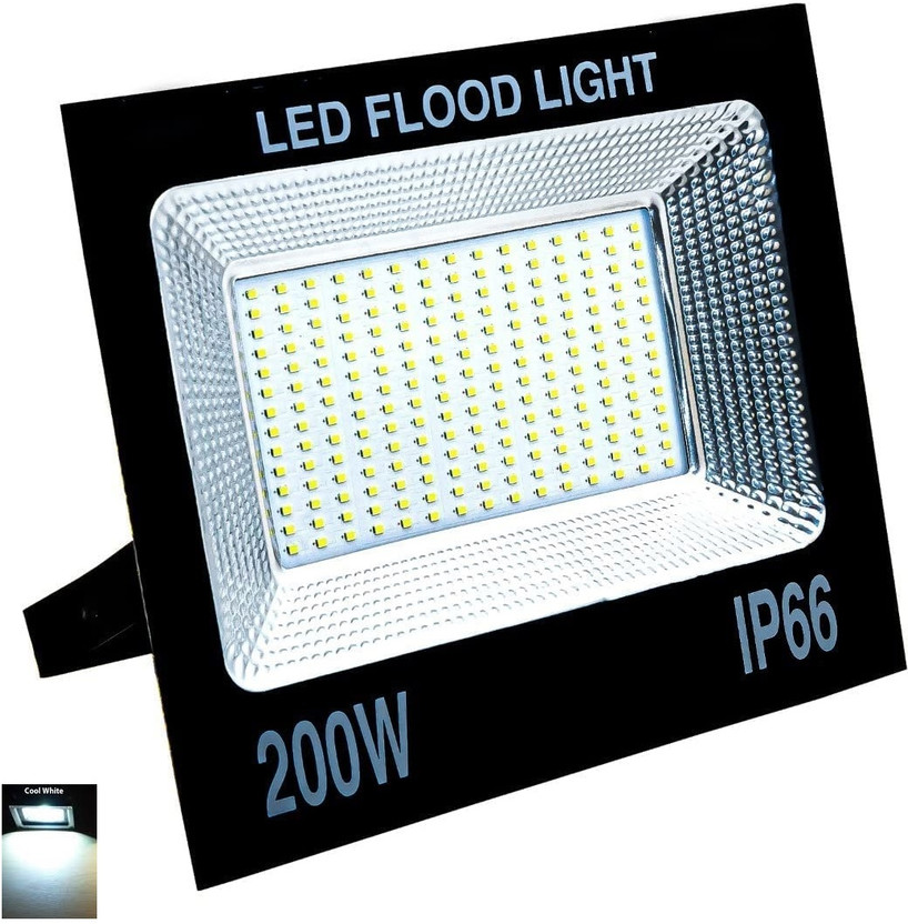 MR ONLINE STORE 250W DOB Flood Light Outdoor Lamp(Black, White)