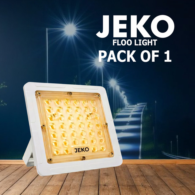 Jeko 25W Warm White LED Flood Light Waterproof Outdoor Security Lamp Flood Light Outdoor Lamp(White)