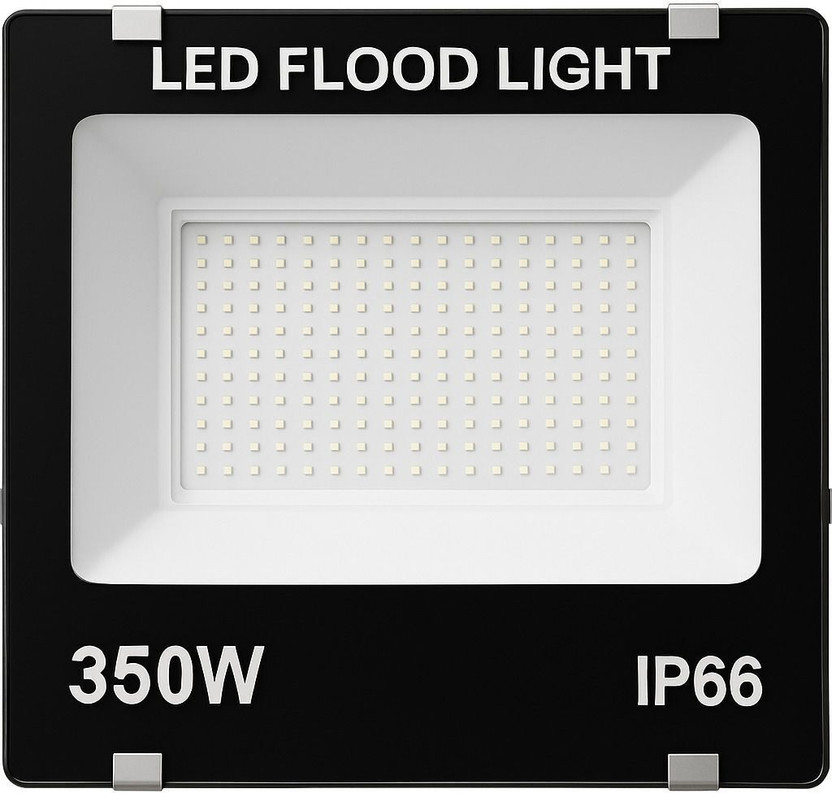 spark world 350 WATT COOL WHITE (Pack of 1) Flood Light Outdoor Lamp(Black)