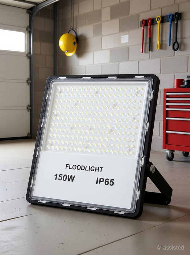 ME LITE 200W LED Flood Light IP66 White Black Outdoor Waterproof Lamp PowerfulXL Flood Light Outdoor Lamp(Black)