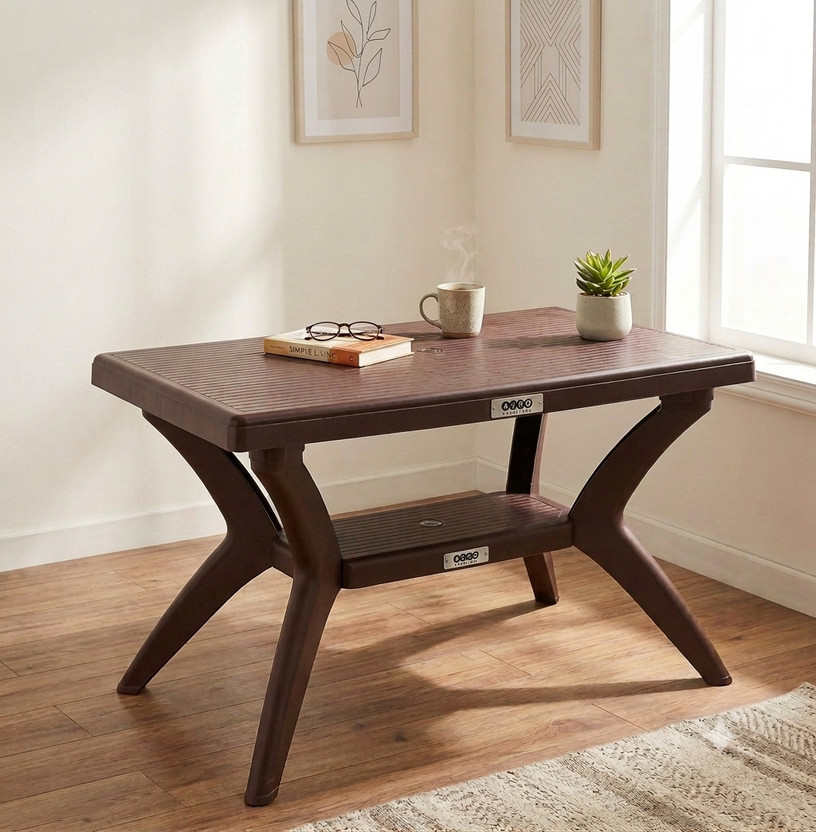 AVRO AVRO furniture Magna Plastic Outdoor Table(Finish Color - Brown, DIY(Do-It-Yourself)) - Flipkart Deal