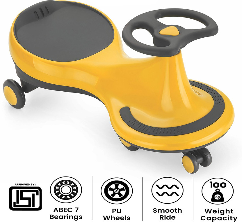 Miss & Chief by Flipkart Car Non Battery Operated Ride On(Yellow)