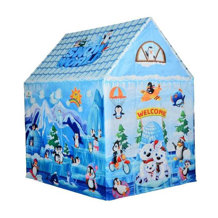 SADGURU SADGURU SALES Jumbo Size Extremely Light Weight Kids Play SNOW WORLD Tent House for 3-13 Year Old Girls and Boys (Multicolor).(White) - Flipkart Deal