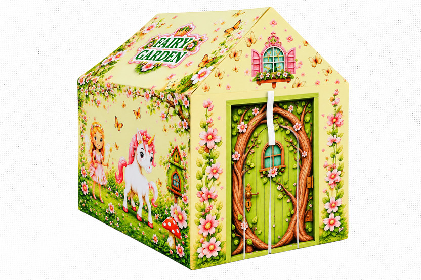 CALISPO CALISPO Fairy Garden Unicorn Kids Play Tent House Indoor Outdoor Foldable Playhouse(Multicolor) - Flipkart Deal