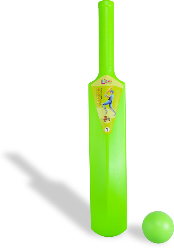 Globular Cricket Bat and Ball Toy(Multicolor)