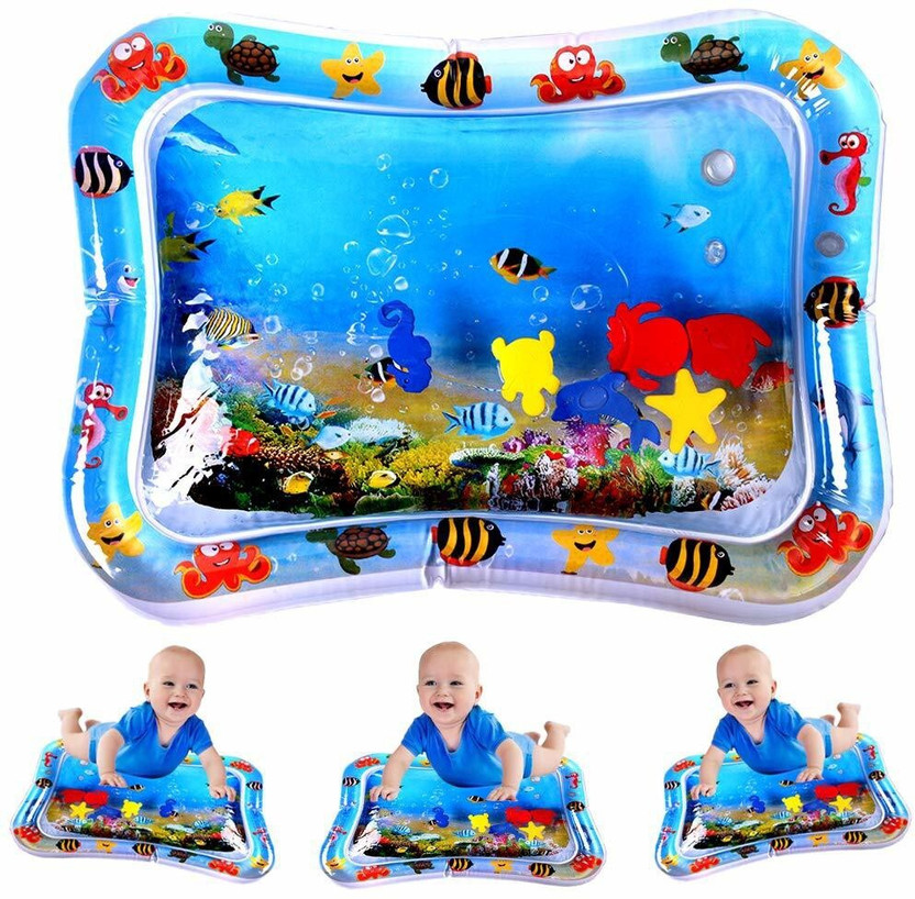 Pulsbery Baby Carpet,Play mat Crawling Baby Double Sided Water Playmat[Blue](Blue)