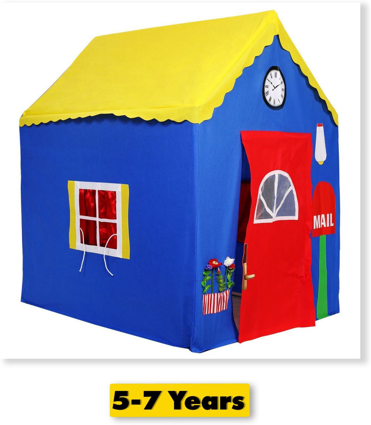 Mintorsi Jumbo Size my house play Tent House For Kids(Blue)