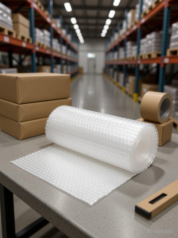 Mani 40 Ft Heavy 60 GSM Bubble Wrap Roll for Packing and Office Purposes Security Bag(6 x 8 Pack of 1)
