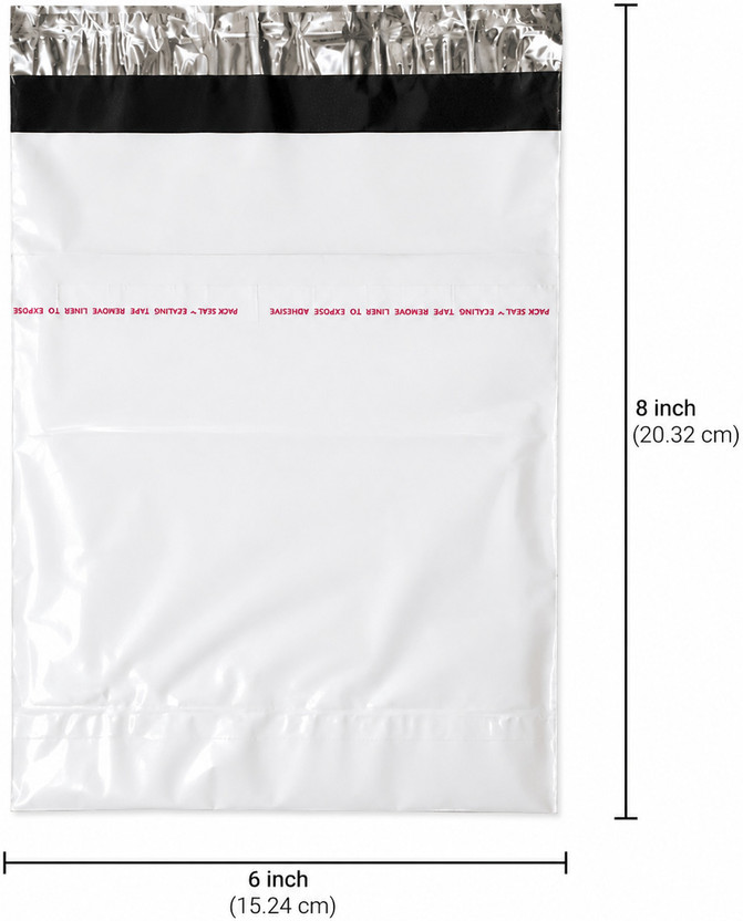 UPWEE packaging plain packaging pouch material pp bag with pod size 8*6 inch 25 pouch Security Bag(6 x 8 Pack of 1)