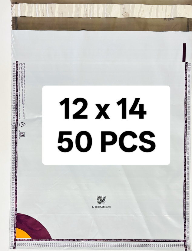Meesho Non Transparent Packaging Barcoded 12×14 QR code without POD
Material Security Bag(12 x 14 Pack of 50)