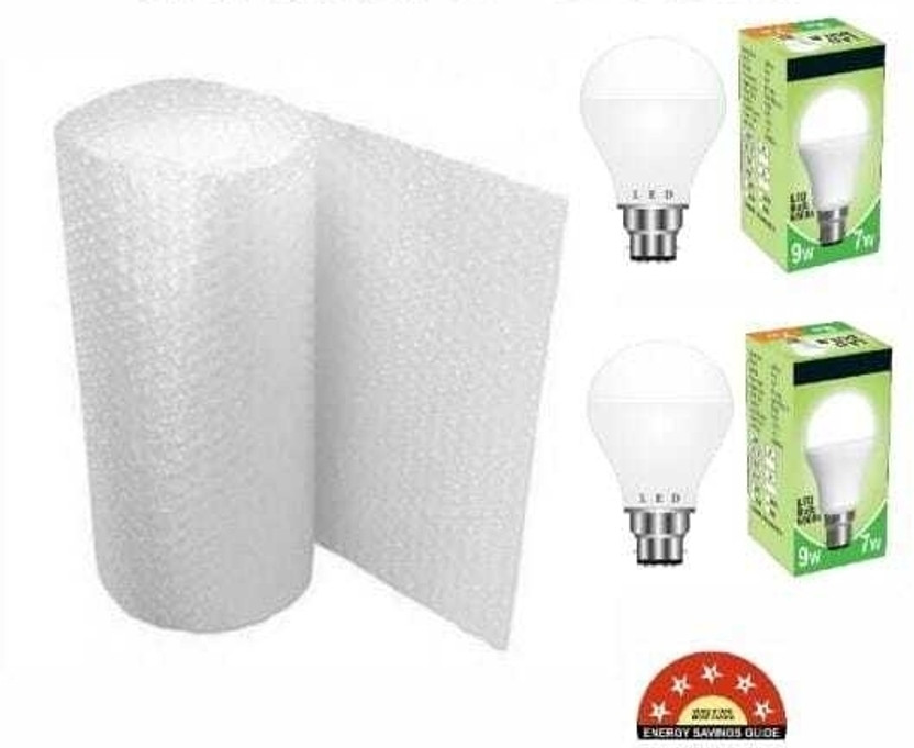 SHRI SHRI BALAJI PUBLICATION 60 GSM High Quality Air Bubble Wrap Roll for packing and crafting 30 Ft L 2 Ft W Security Bag(6 x 8 Pack of 1) - Flipkart Deal