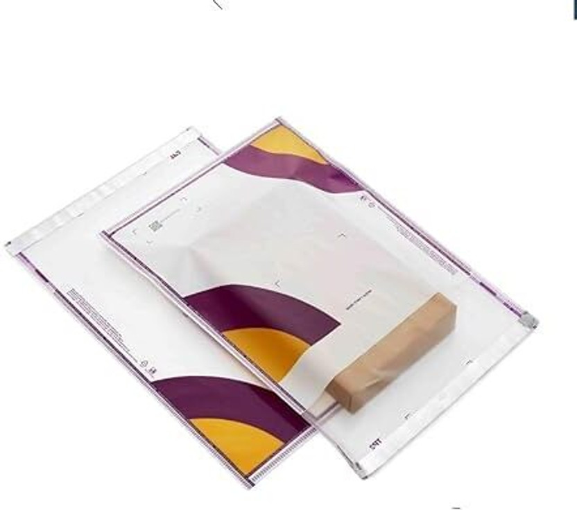 LEOPACK Courier Shipping Transparent Security Covers Bags Security Bag(8 x 10 Pack of 100)