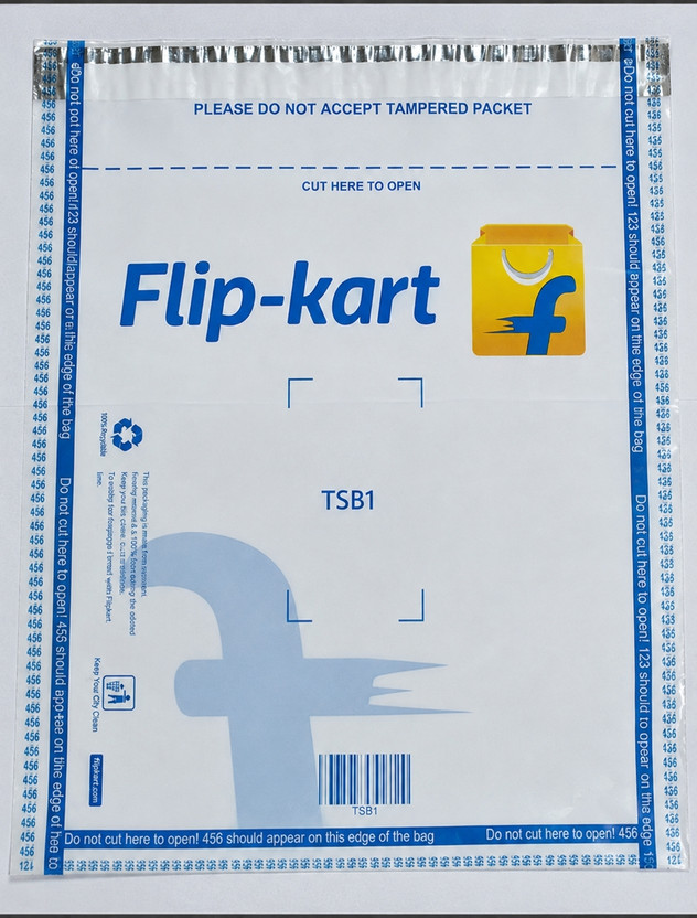 Flipkart Flipkart Transparent TSB1 Packaging Bags with both side barcode without POD Security Bag(8 x 10 Pack of 50) - Flipkart Deal