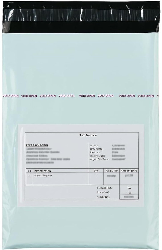 AARTI ENTERPRISE Plastic Courier Bag | POD Jacket | 6 x 8 | Packing Material | (Pack Of 20) Security Bag(6 x 8 Pack of 20)