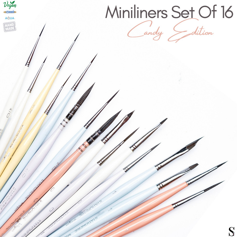stationerie Miniliners , Miniature Set Of 16 Candy(Multicolor)