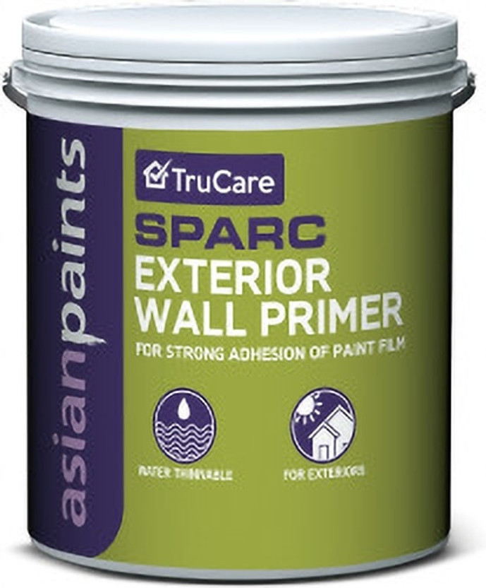 Asian Paints TRUCARE SPARC EXTERIOR WALL PRIMER WHITE WHITE Emulsion Wall Paint(10 L)