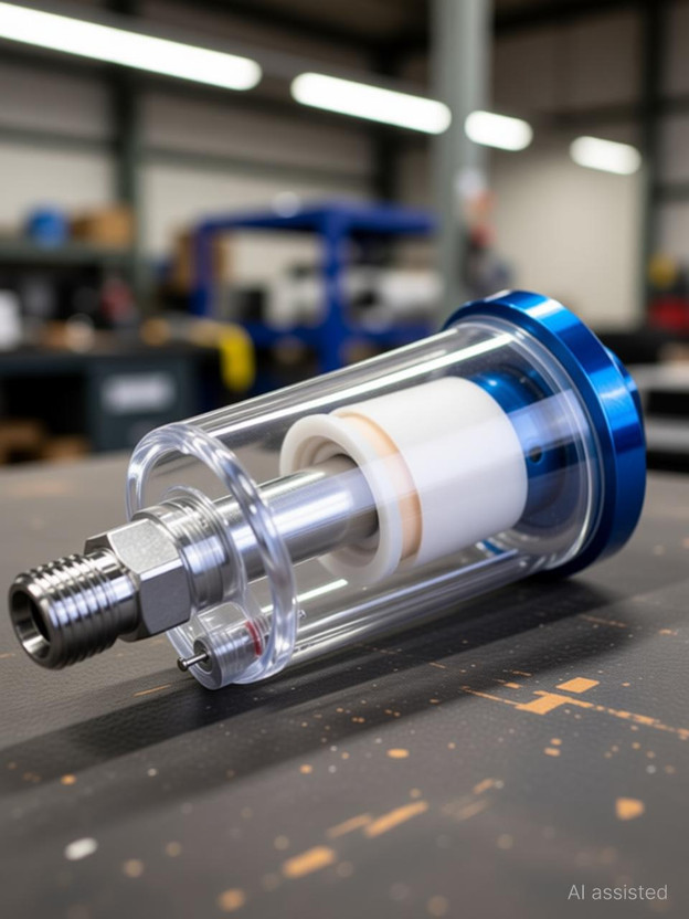 TOOLBUX Air Compressor & Pneumatic Tool Pressure Use HVLP Sprayer(Transparent)