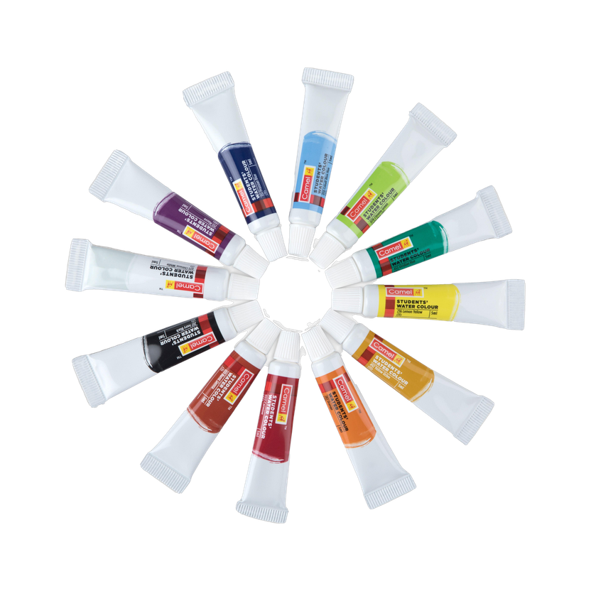 Camel Student Water Colour Tubes - 12 Shades(Set of 12, Multicolor)