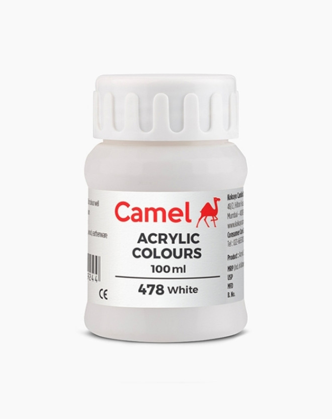 Camlin Camlin Kokuyo ACRYLIC WHITE(Set of 2, White) - Flipkart Deal