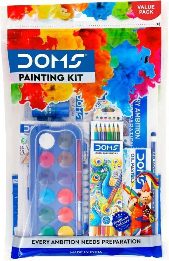 DOMS Attractive Painting Kit(Set of 1, Multicolor)