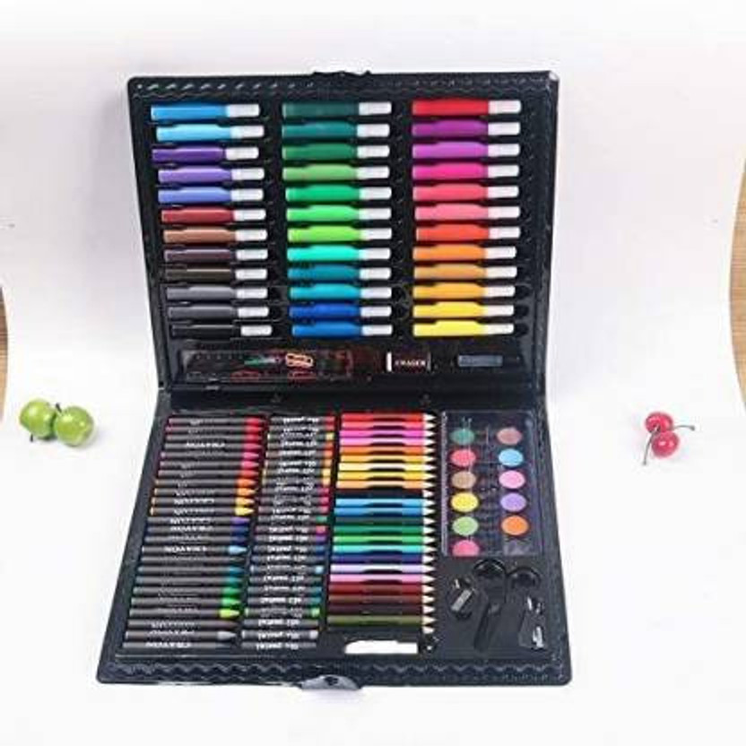 Tarak Painting Set Color Pencils with Portable Art Box-Drawing kit 150Pc(Set of 150, Multicolor)