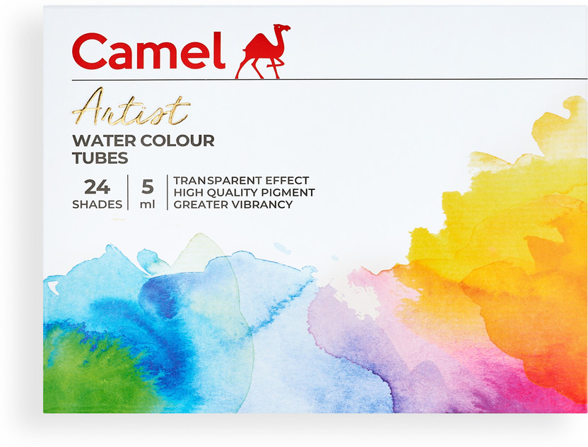Camel Artist Water Colour - 24 Shades(Set of 24, Multicolor)