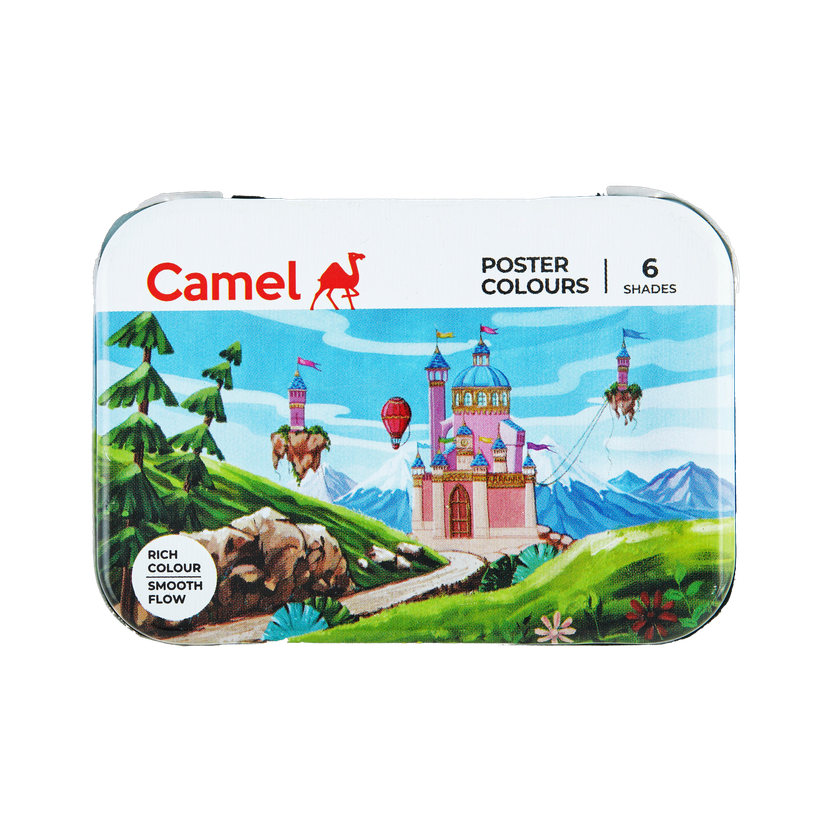 Camel Student Poster Colours - 6 Shades(Set of 6, Multicolor)