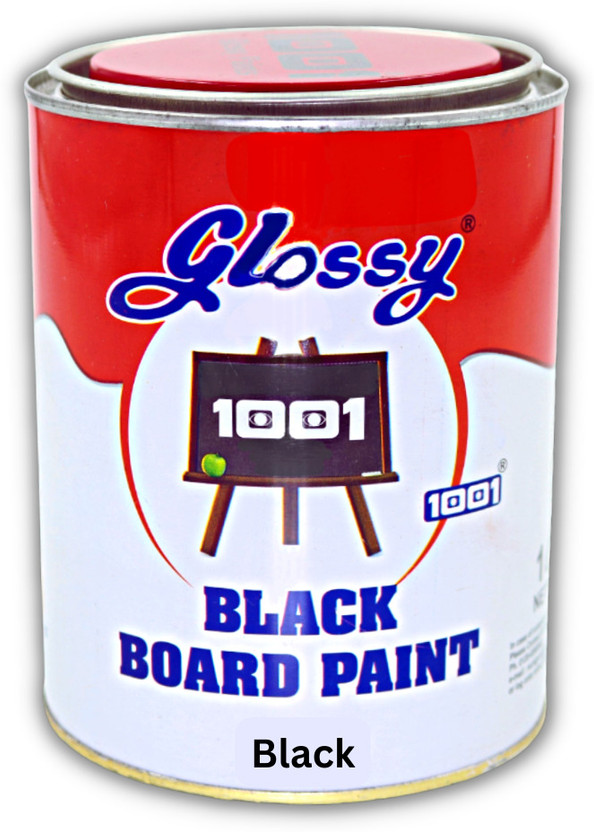Glossy Glossy Chalk Board/Black Board Paint|Matt Finish|For School-Collage ClassRoom,kids Room(Set of 1, Black) - Flipkart Deal