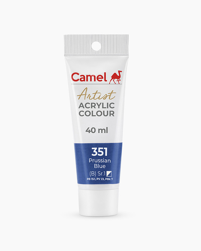 Camel ARTIST ACRYLIC TUBE OF PRUSSIAN BLUE 40 ML PACK OF 1(Set of 1, PRUSSIAN BLUE)