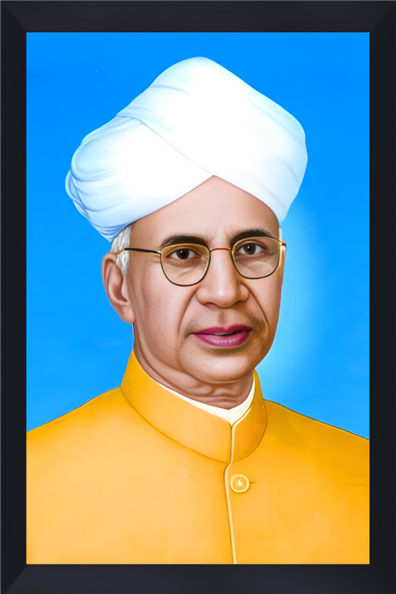 Gita Govinda Dr Sarvepalli Radhakrishnan acrylic glass 10*14 inch Digital Reprint 14 inch x 10 inch Painting(With Frame)